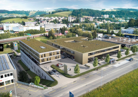 Modern office and commercial space in the east of St.Gallen